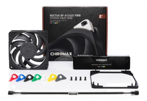 Noctua NF-A12x25 PWM chromax.black.swap hűtő ventilátor 12cm
